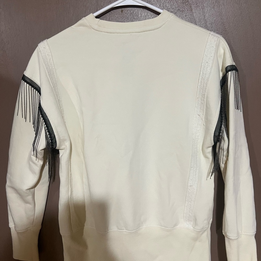 Aerosmith Cream Graphic Women's Crewneck Sweater - Picture 3 of 3